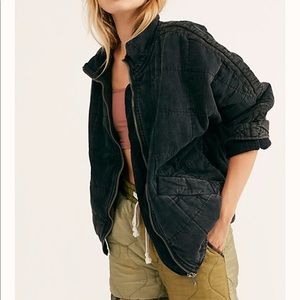 free people dolman quilted jacket